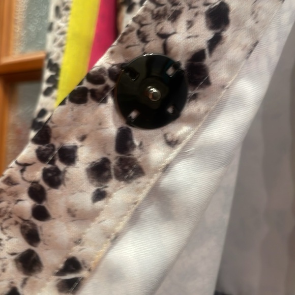 Kyle x Shahida silk snake print swing jacket S - Picture 5 of 10